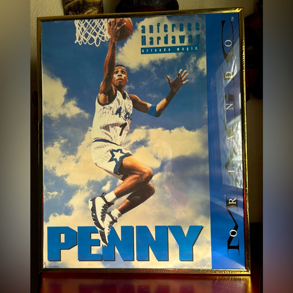 Anfernee Hardaway Penny framed poster